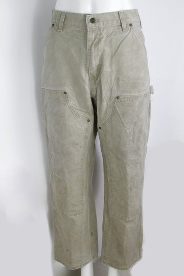 Vintage Carhartt Double Knee Carpenter Canvas Workwear Pants - M