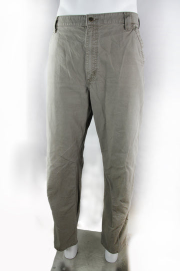 Vintage Carhartt Light Brown Carpenter Canvas Workwear Trousers - XL
