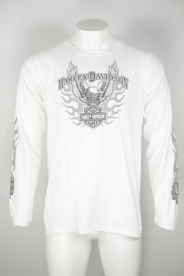 Vintage Harley Davidson flaming long sleeves - L