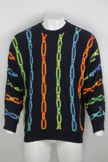 Vintage Carlo Colucci  Patterned Sweater - XL