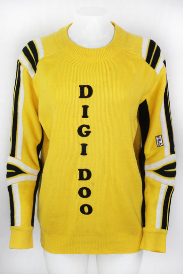 Vintage Fila 80s Maglificio Biellese Digidoo Ski Sweater - M