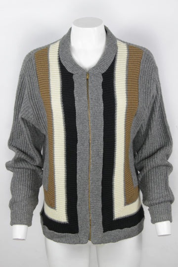 Vintage 1950s Janzen Zip Cardigan - M