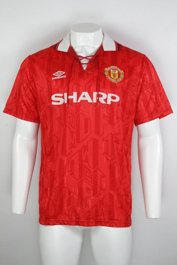 Vintage 1992-93 Manchester United Football Kit Top - XL