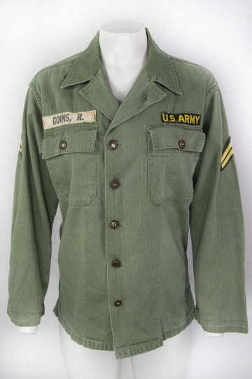 Vintage 50s HBT US Army Field Shirt - S