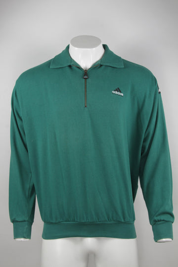 Vintage Adidas Equipment Quarter Zip Sweatshirt - XL