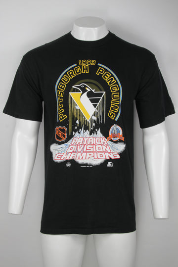 Vintage NHL Starter Pittsburgh Penguins '93 champions single stitch t-shirt -XL