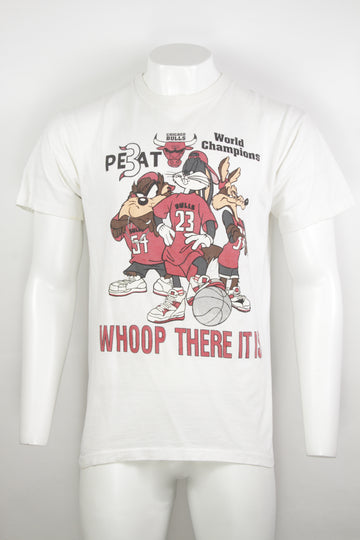 Vintage Chicago Bulls 3Peat World Champions Toon Squad T-shirt - XL