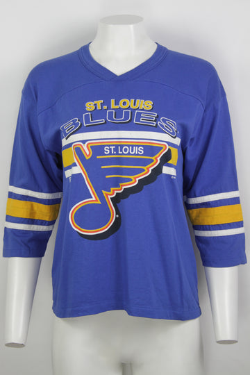 Vintage 80s ST. Louis Blues NHL T-shirt - S