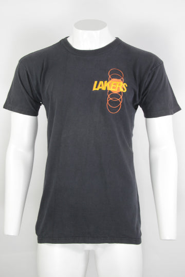 Vintage 90s Champion Lakers Embroidered Single Stitch T-shirt - L