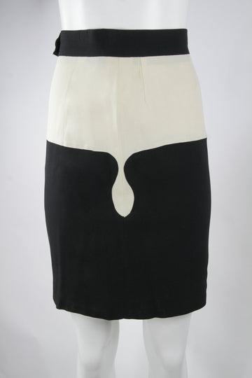 Vintage Y2k Moschino Puzzle Print Skirt - S