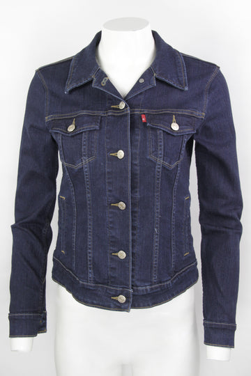 Vintage Y2k Levis Indigo Denim Jacket - S