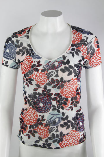 Vintage Y2k Kenzo Mesh Top - S