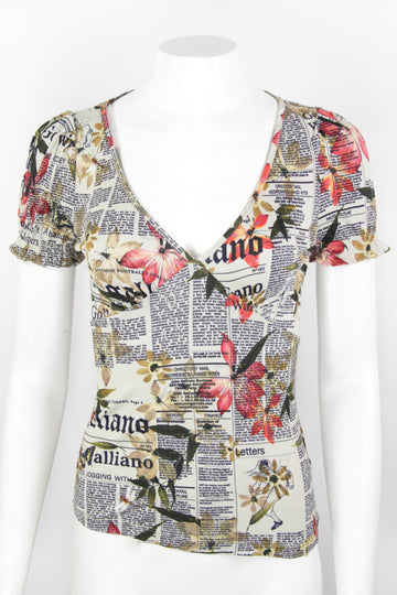 Vintage John Galliano Y2k Top - S