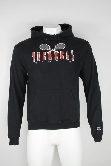 Vintage Champion - 'Therrell Tennis' Printed Hood - Black - M