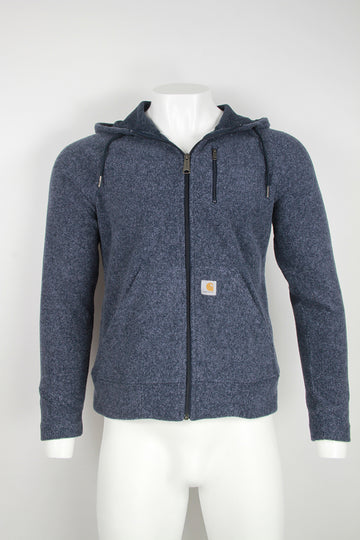Vintage Hooded Carhartt fleece zip up jacket - Blue - M