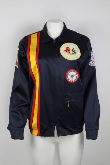 Chevrolet racing jacket with chain stitch embroidery - M