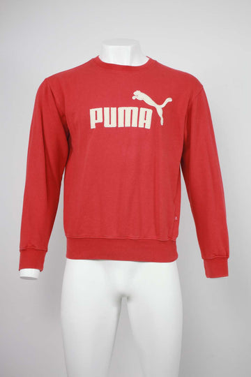 Vintage Puma crew sweatshirt - Red - S