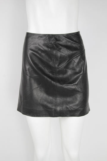 Vintage DKNY Leather skirt - M