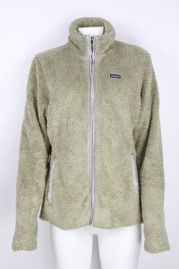 Vintage Women's Patagonia zip up fleece jacket - Beige - L